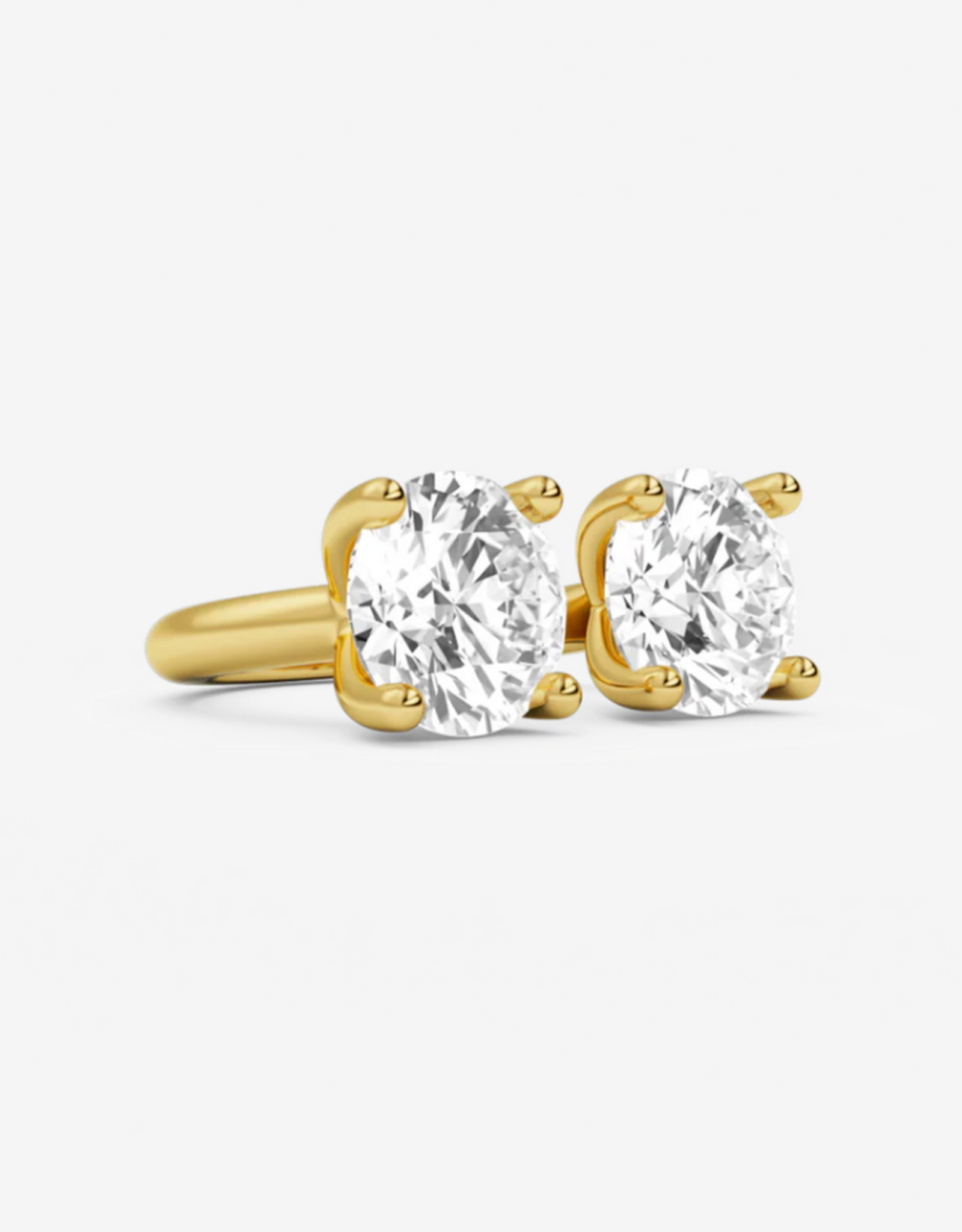 Billion Avenue Double Diamond Ring  - Gold - Billion Avenue