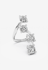 Billion Avenue Quatro Diamond Ring  - Silver - Billion Avenue