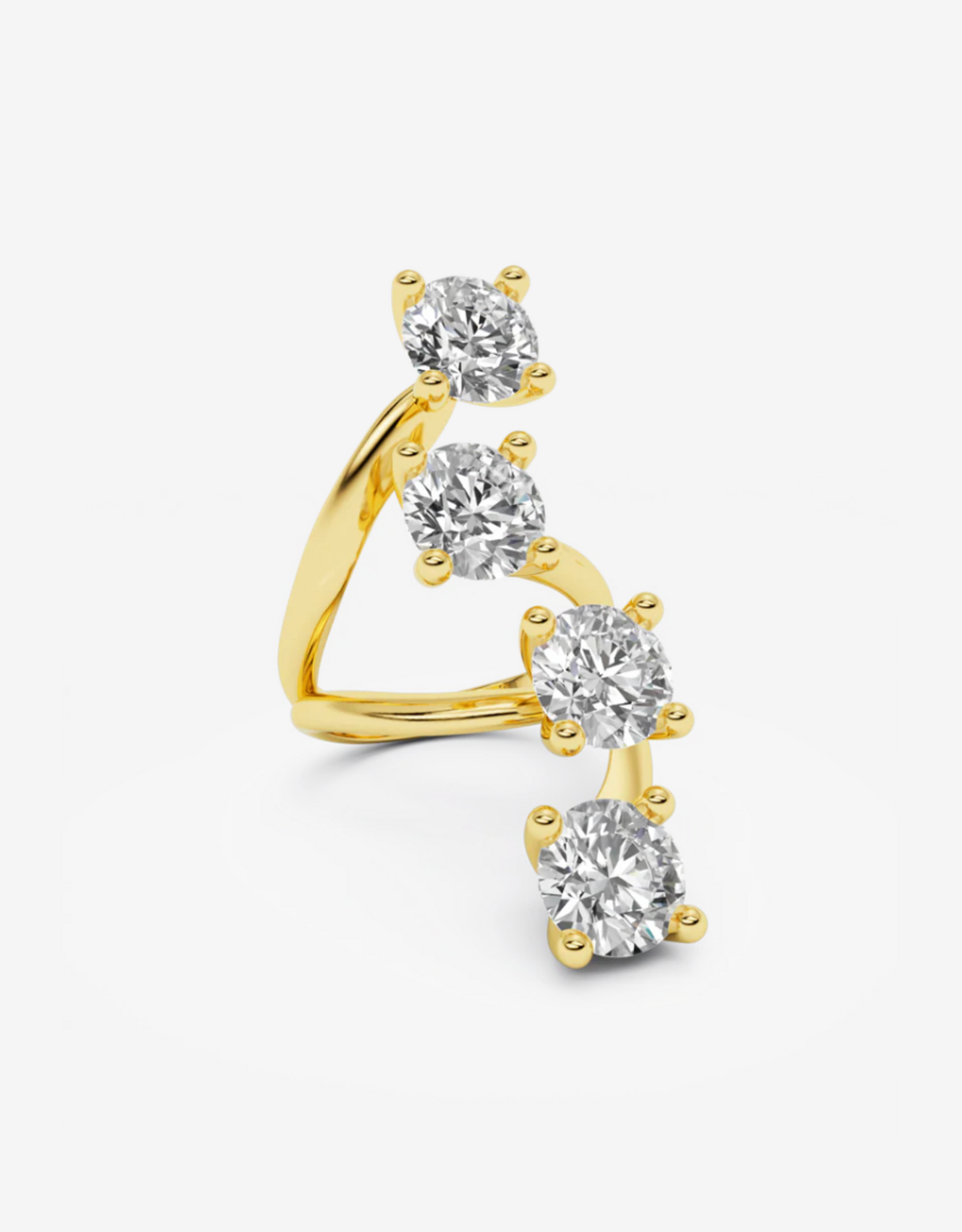 Billion Avenue Quatro Diamond Ring  - Gold - Billion Avenue