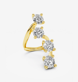 Billion Avenue Quatro Diamond Ring  - Gold - Billion Avenue