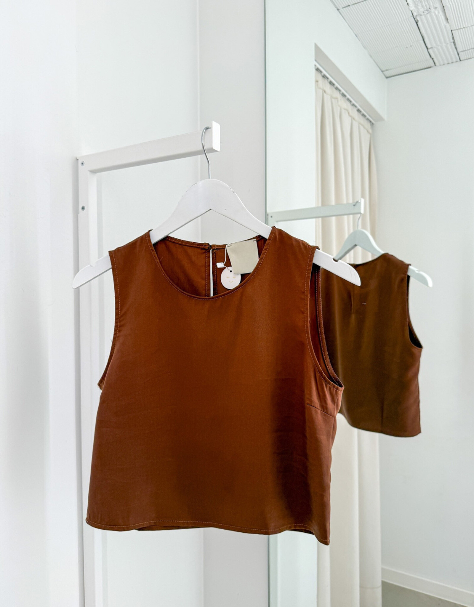 The Golden House - Garc Top 'Anne' - Marron