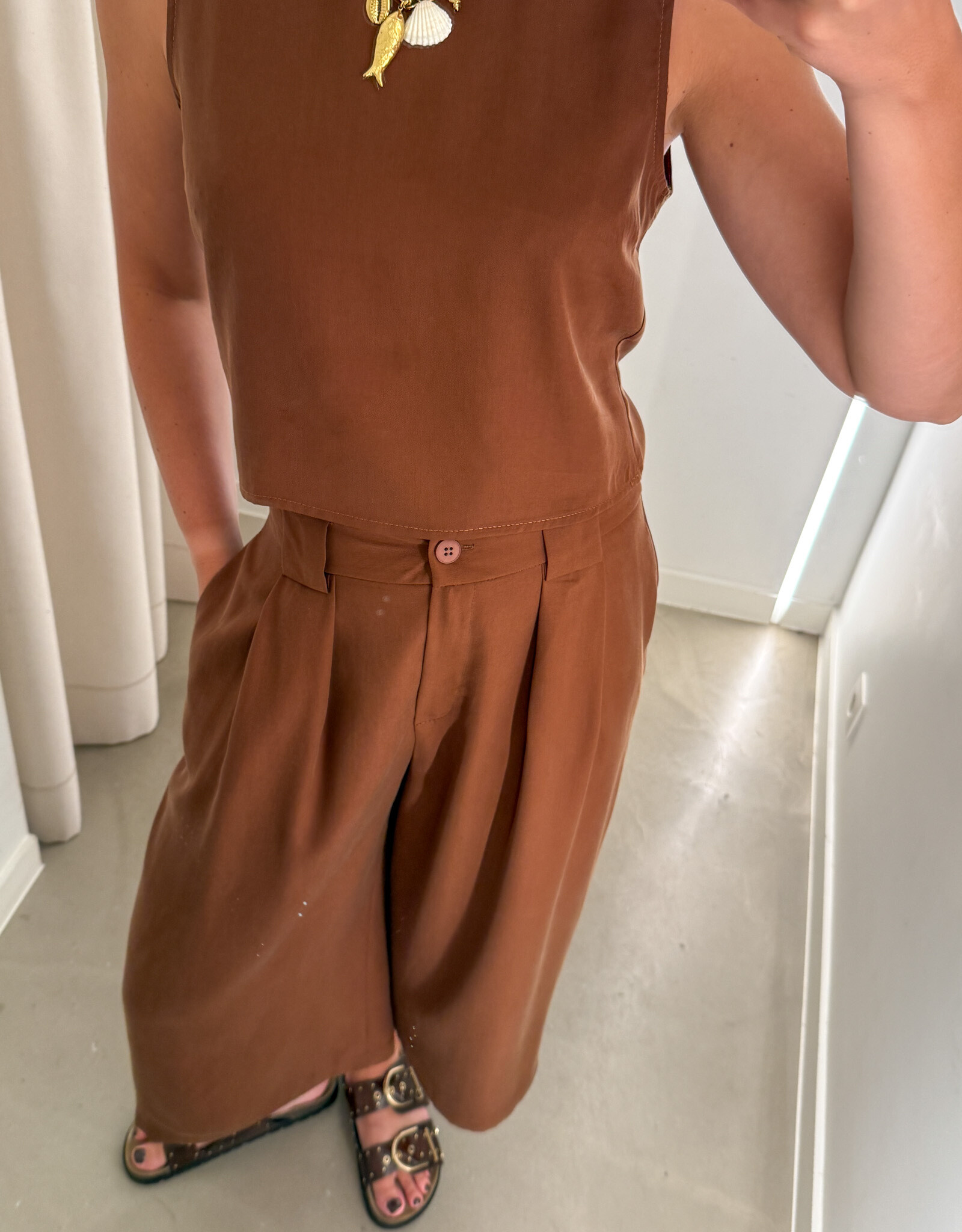 The Golden House - Garc Culotte 'Anne' - Marron