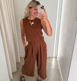 The Golden House - Garc Culotte 'Anne' - Marron