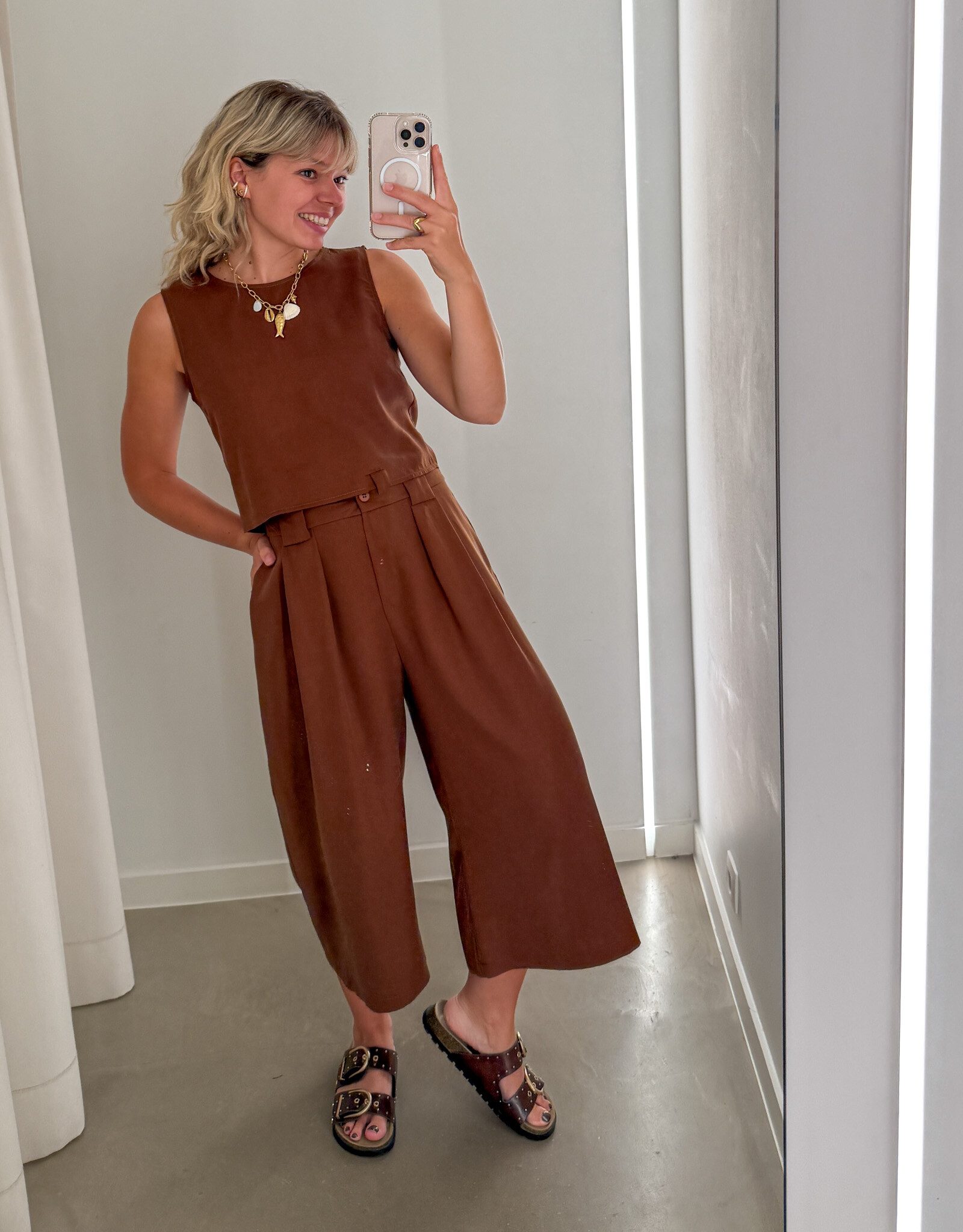 The Golden House - Garc Culotte 'Anne' - Marron
