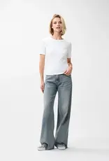 Catwalk Junkie T-Shirt 'Rib' - Off  White - Catwalk Junkie