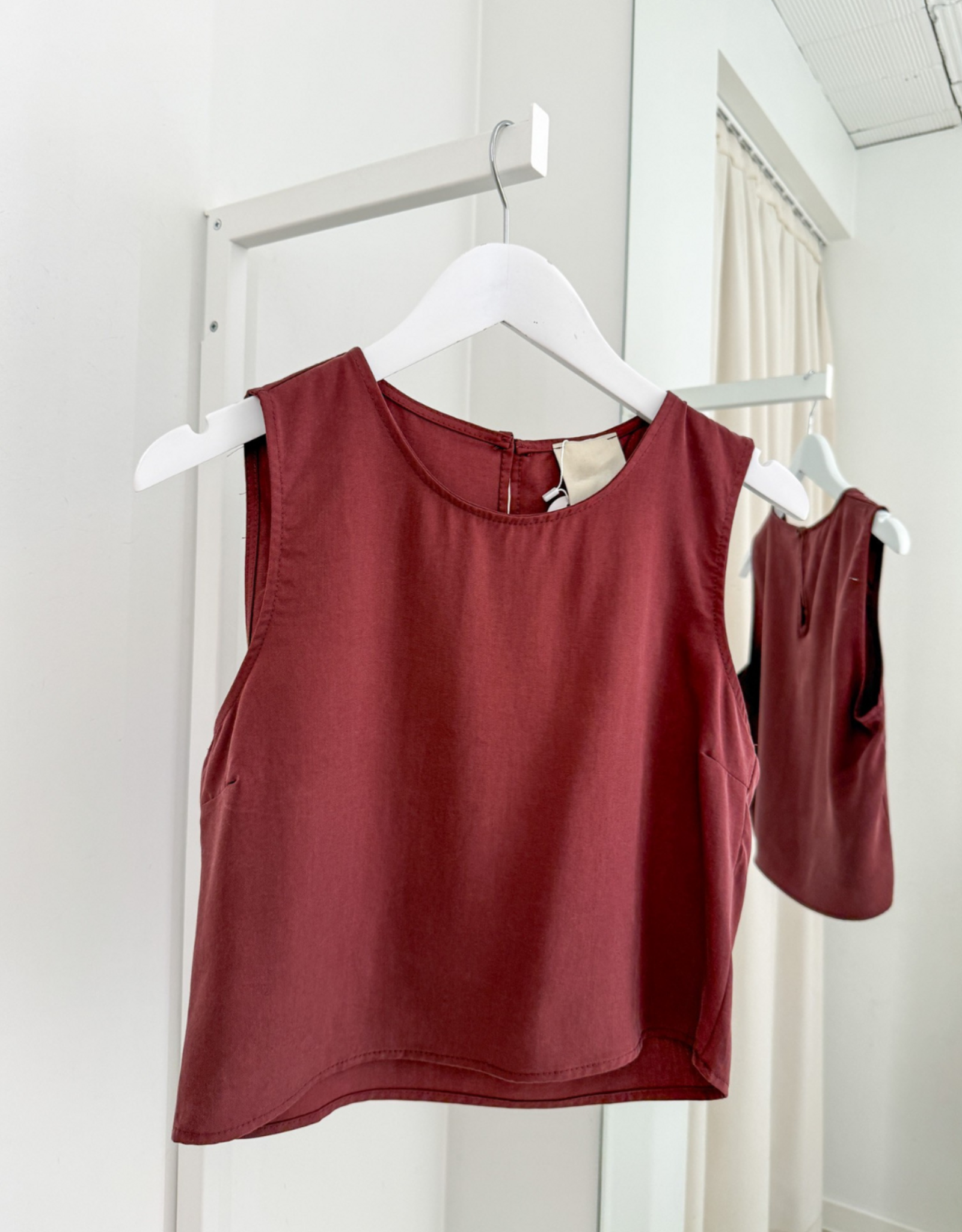 The Golden House - Garc Top 'Anne' - Bordeaux