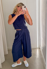 The Golden House - Garc Top 'Anne' - Navy