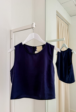 The Golden House - Garc Top 'Anne' - Navy