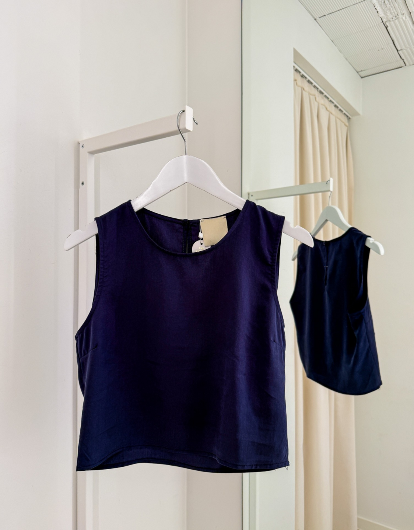 The Golden House - Garc Top 'Anne' - Navy