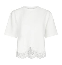 T-Shirt Lace 'Iria' - White - Neo Noir
