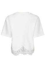 T-Shirt Lace 'Iria' - White - Neo Noir