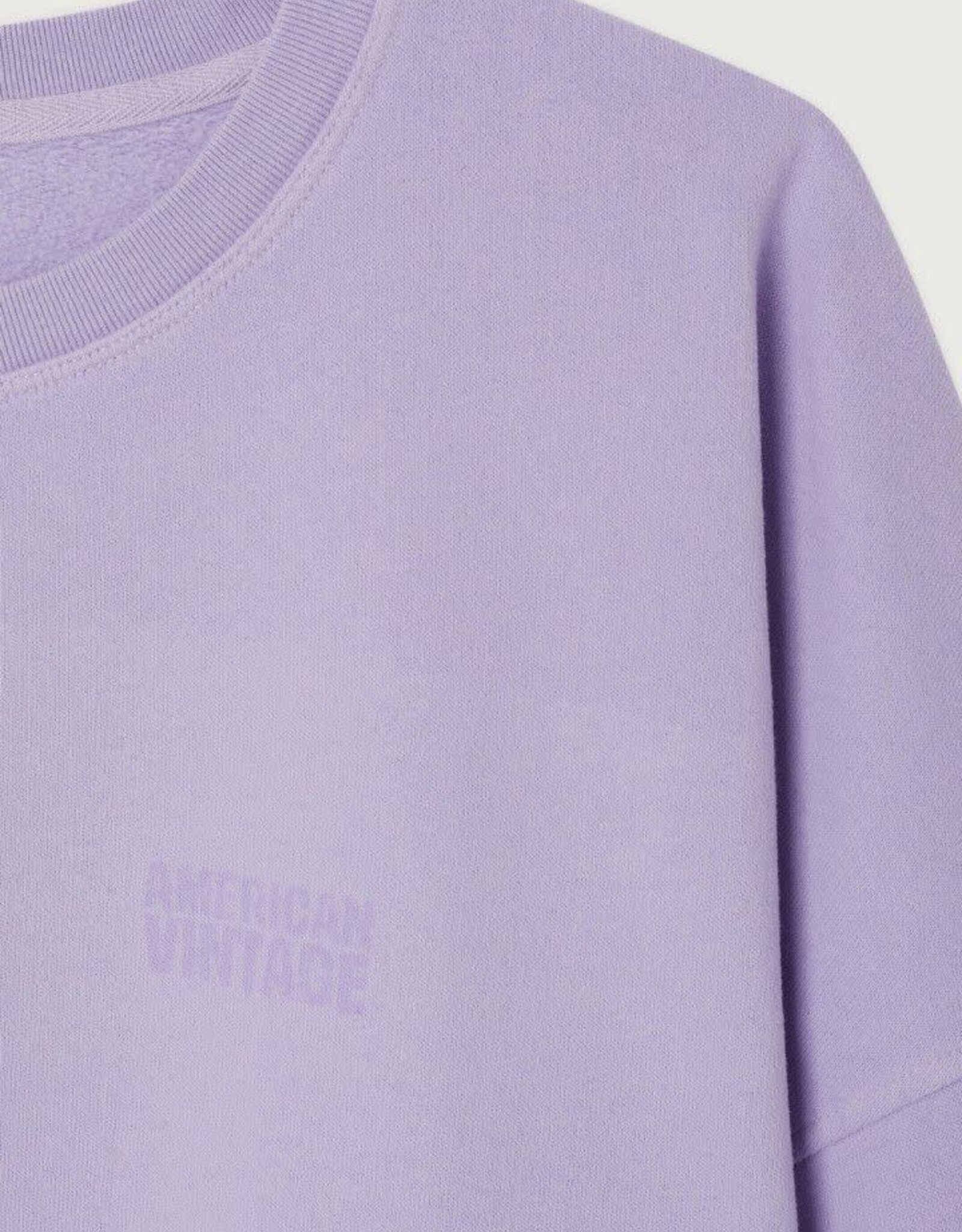 American Vintage Sweater 'Jitbay' - Parme Vintage - Jit03A -   American Vintage