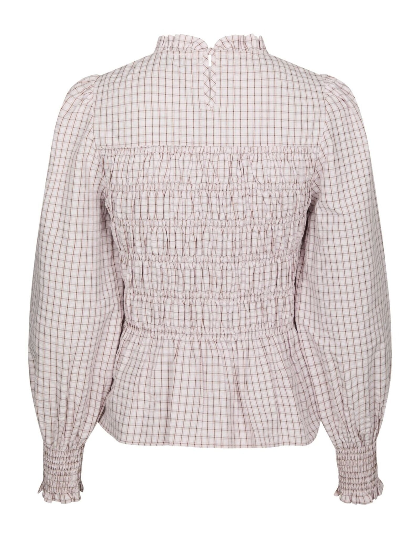 Blouse Mini Check 'Possa' - Light Pink - Neo Noir