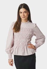 Blouse Mini Check 'Possa' - Light Pink - Neo Noir