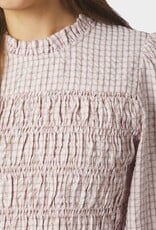 Blouse Mini Check 'Possa' - Light Pink - Neo Noir