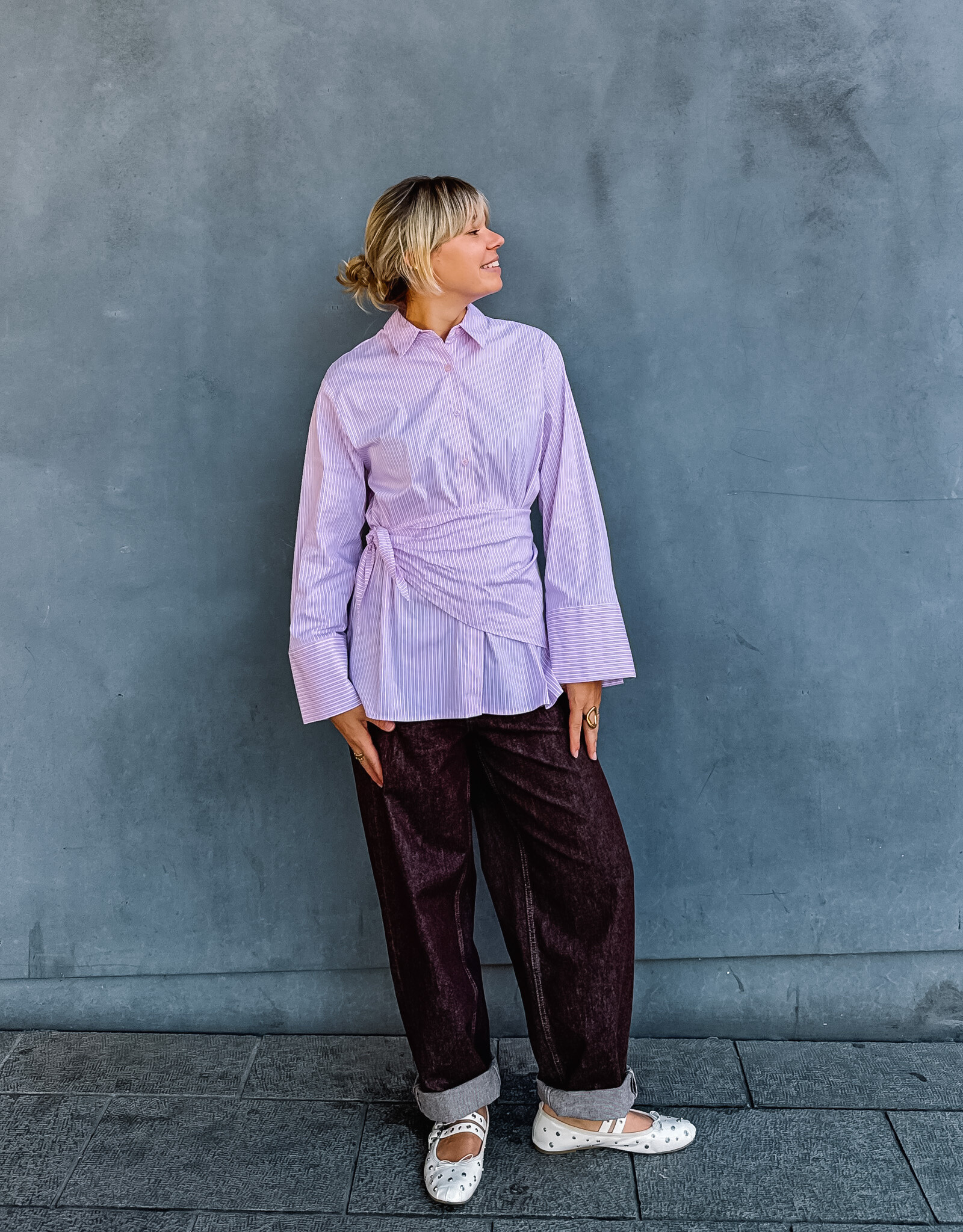 Blouse Scarf 'Dita' - Light Pink - Neo Noir