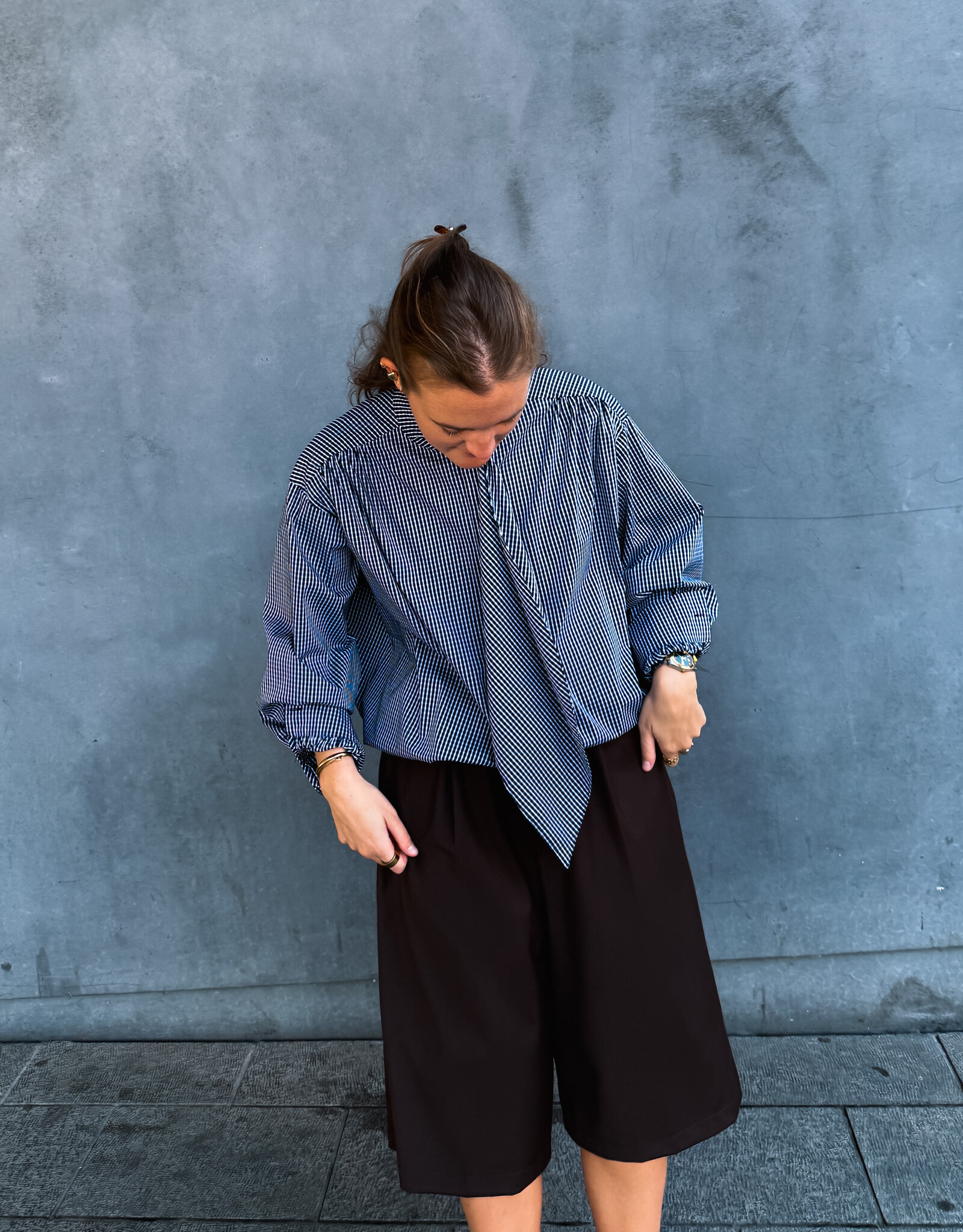 Blouse 'Olalie' - Navy