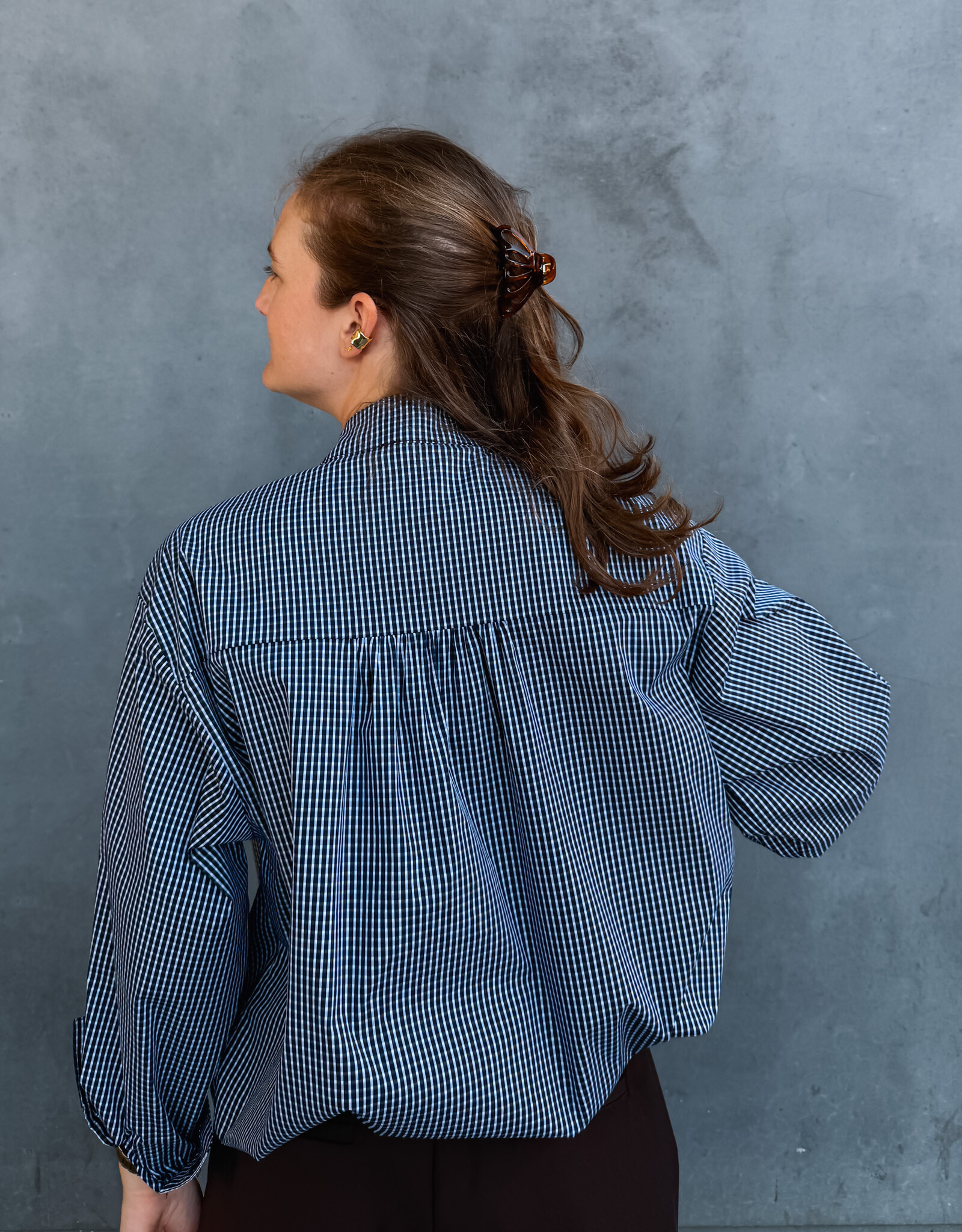 Blouse 'Olalie' - Navy