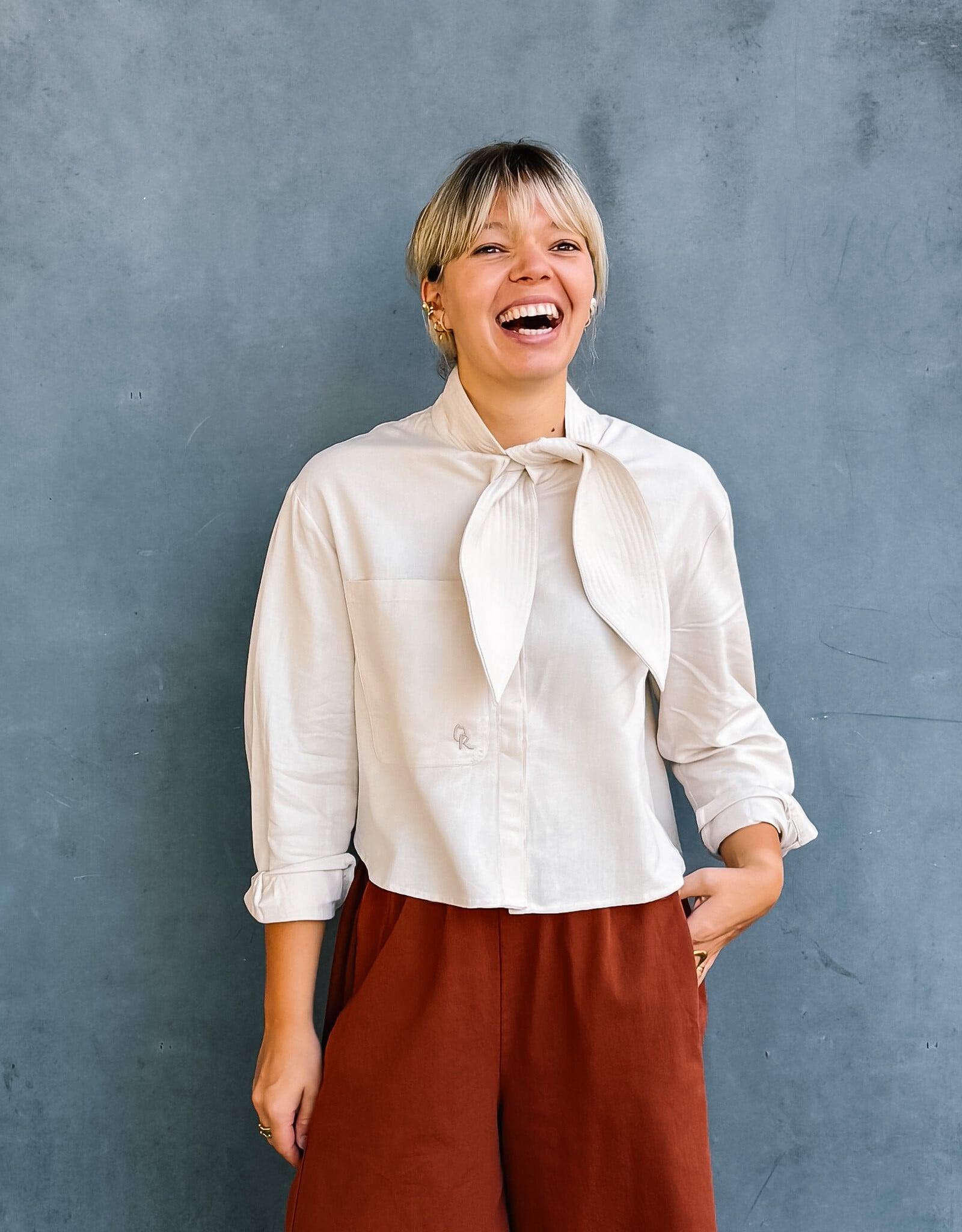 Orfeo - LMK Blouse 'Arnold' - Ivoire