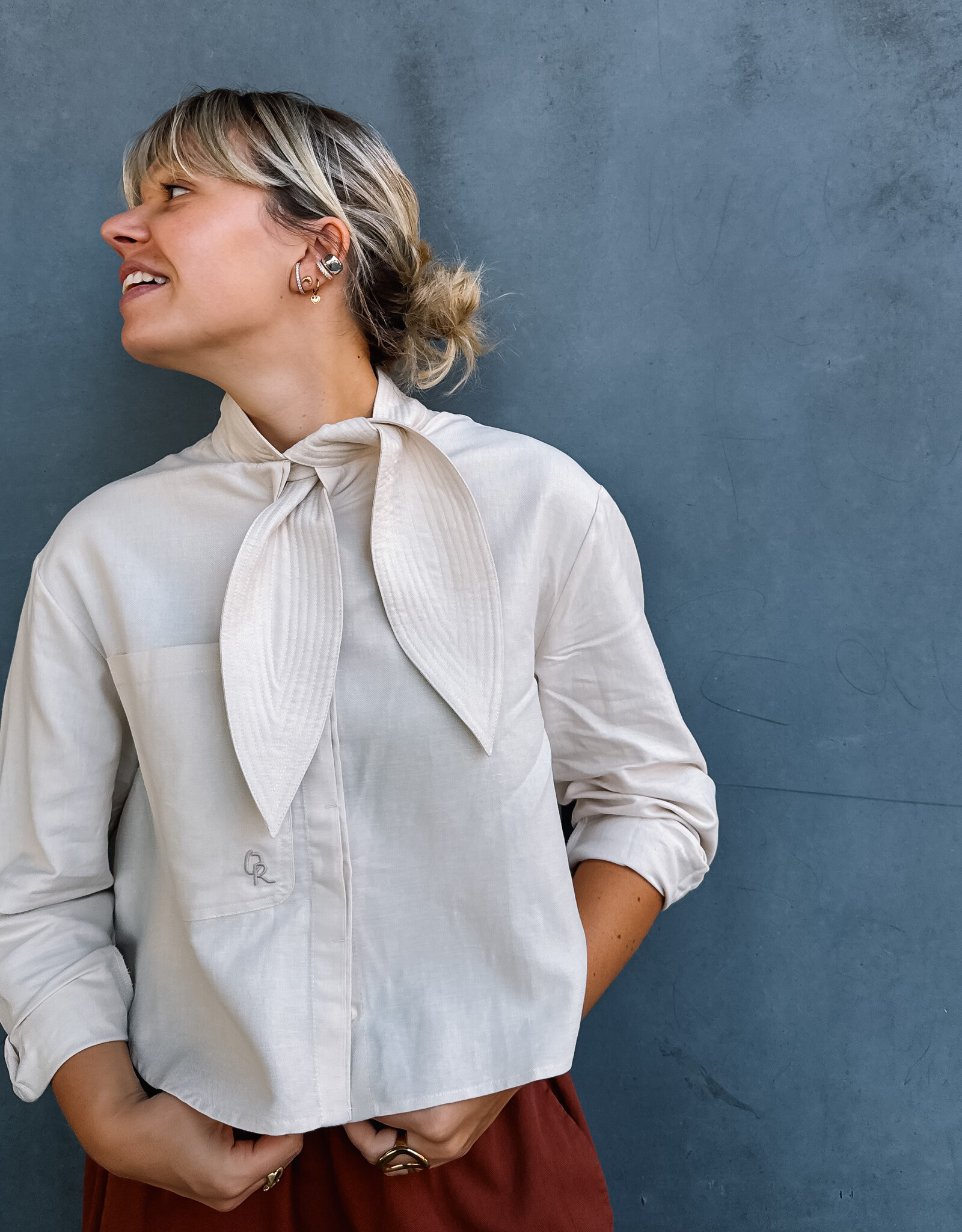 Orfeo - LMK Blouse 'Arnold' - Ivoire
