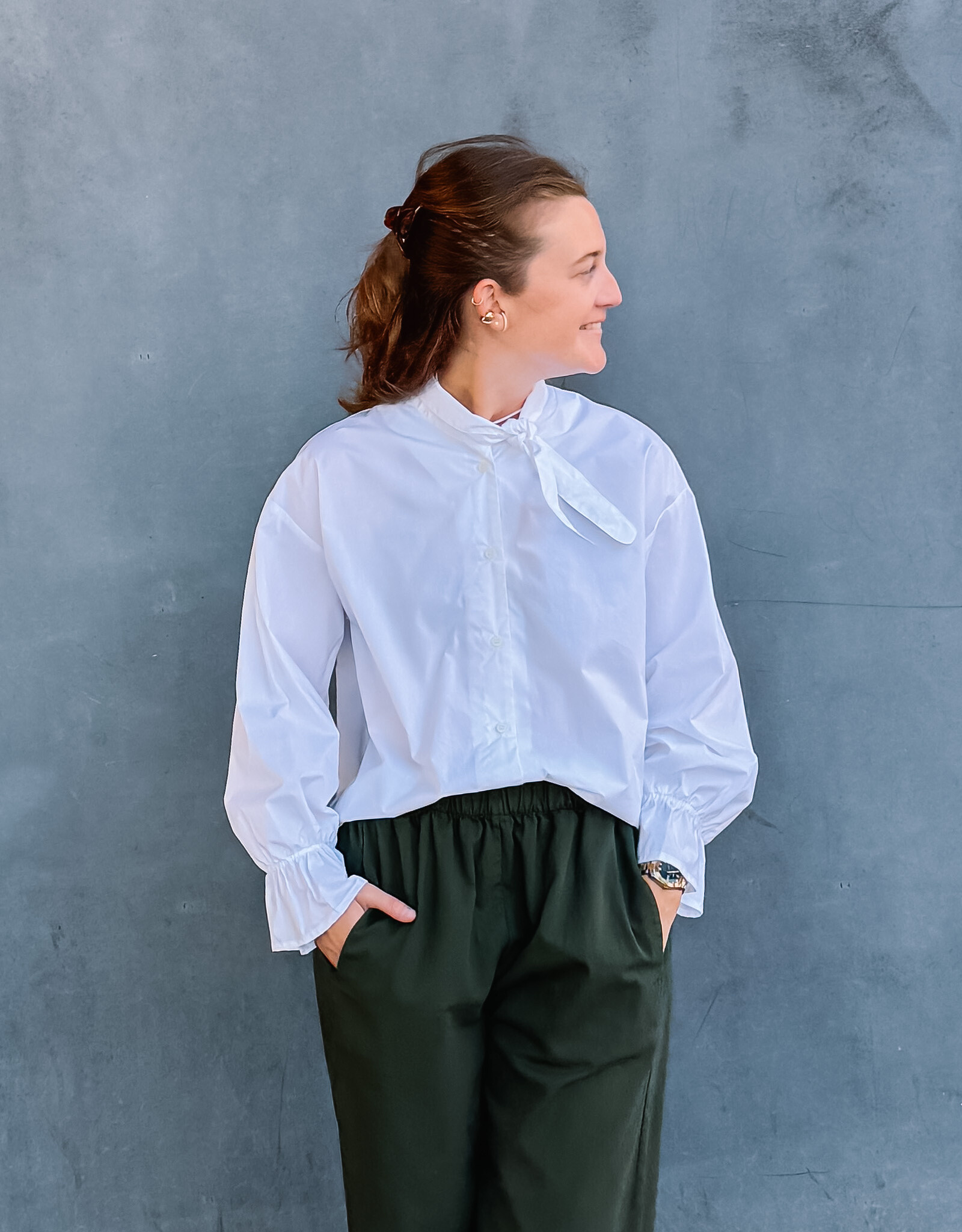Bô-Dôme Blouse 'Dee' - Wit  - Bô-Dôme