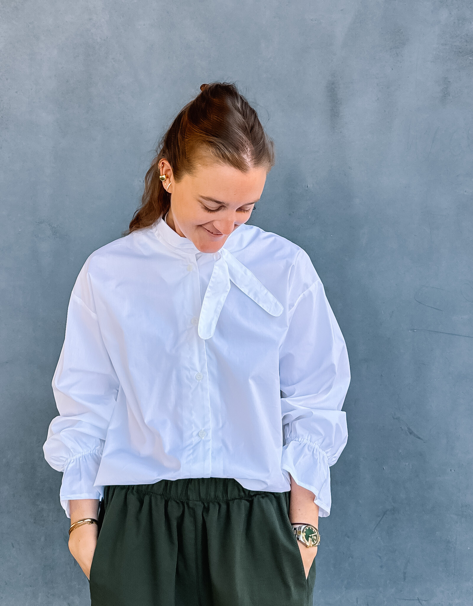 Bô-Dôme Blouse 'Dee' - Wit  - Bô-Dôme
