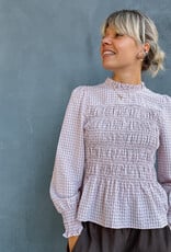 Blouse Mini Check 'Possa' - Light Pink - Neo Noir