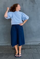 The Golden House Joh Bermuda 'Babette' - Navy - TU