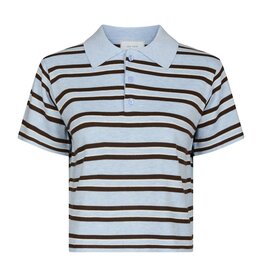Polo Korte Mouw 'Mulann - Light Blue - Neo Noir