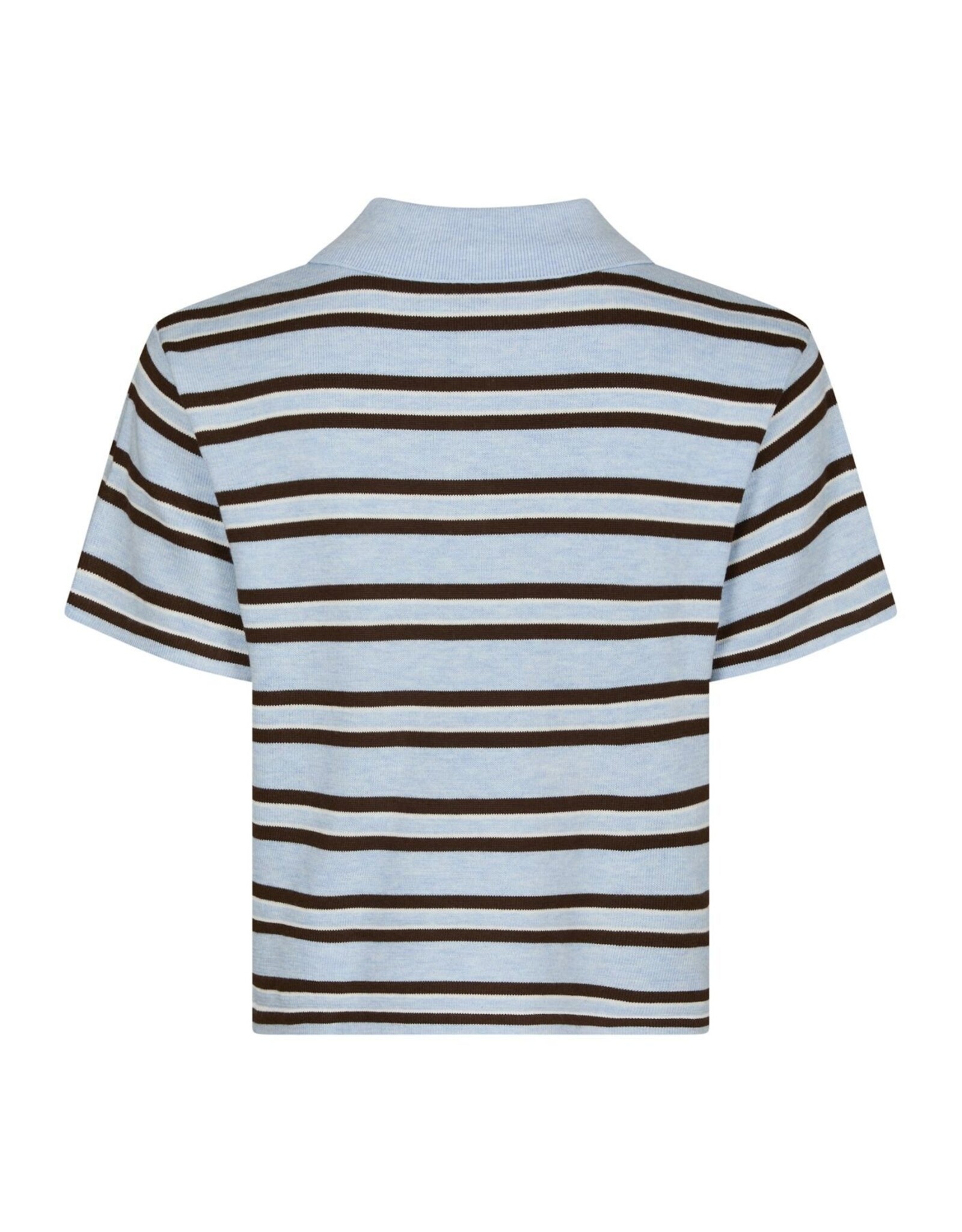 Polo Korte Mouw 'Mulann - Light Blue - Neo Noir