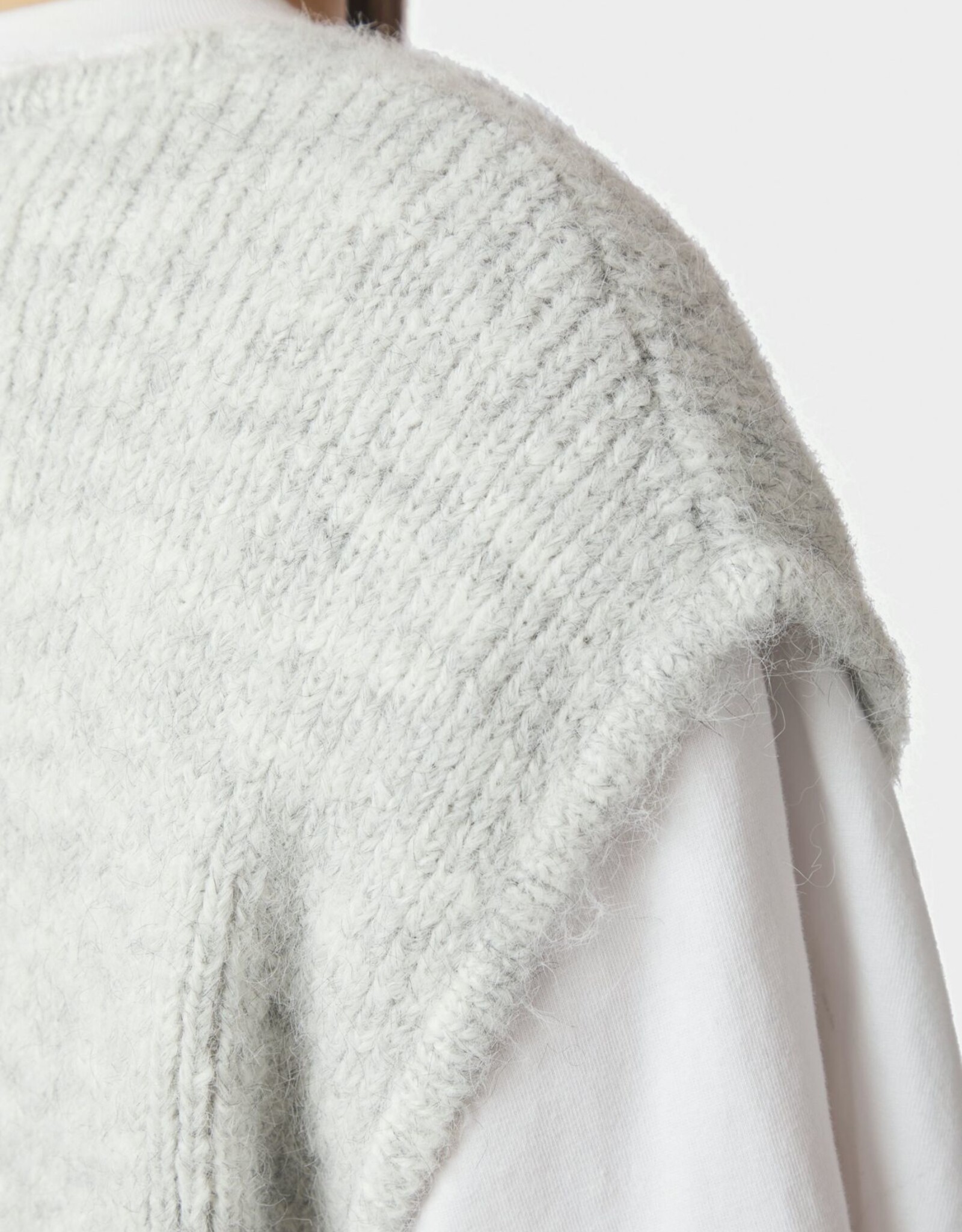 Gilet Zonder Mouw 'Xandra' - Light Grey - Neo Noir