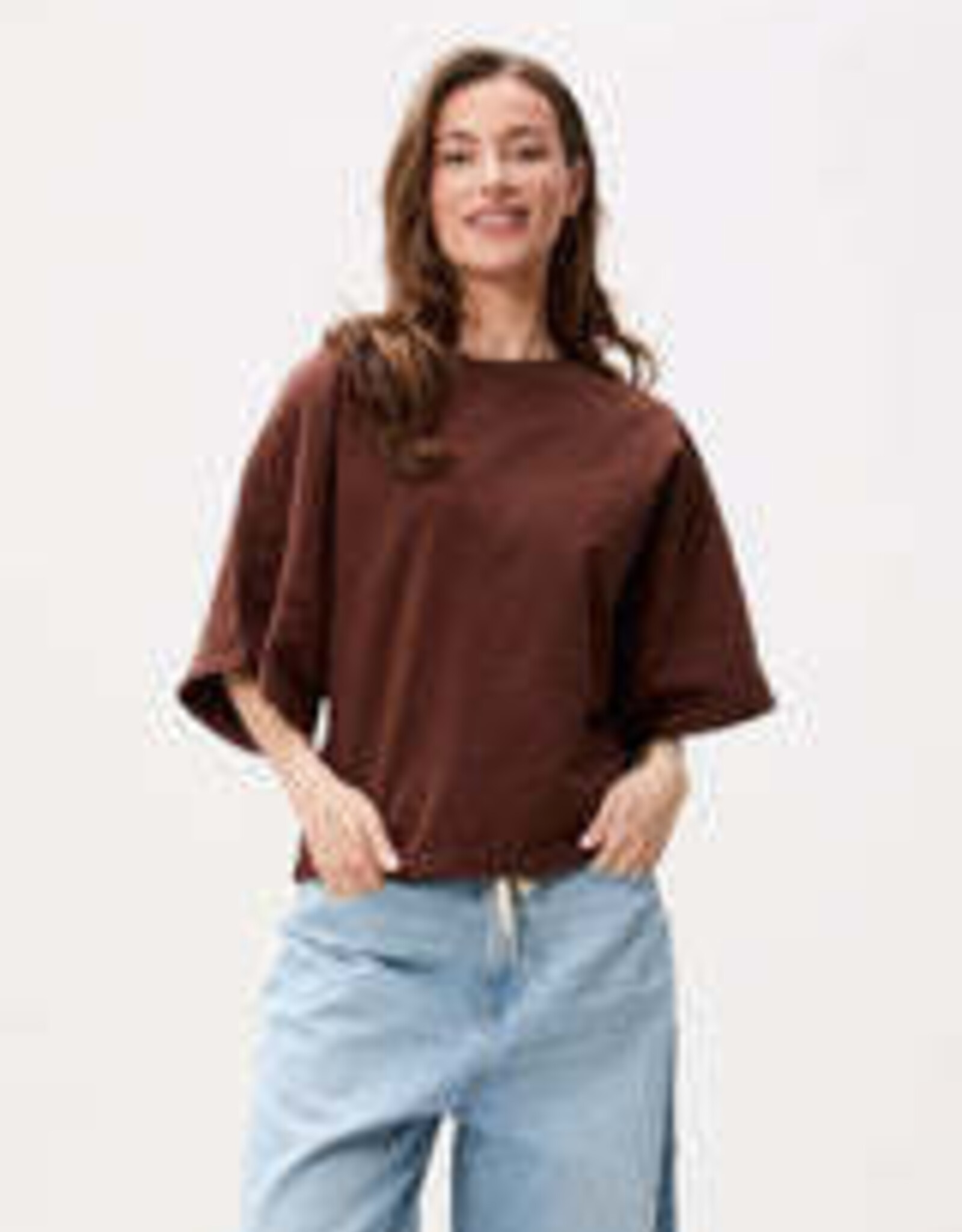 Catwalk Junkie T-Shirt 'Batsleeve' - Rocky Road - Catwalk Junkie