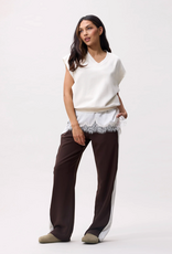 Catwalk Junkie Sleeveless Sweater 'V-Neck' - Cream - Catwalk Junkie