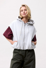Catwalk Junkie Sleeveless Sweater 'Tuck In' - Light Grey Melange - Catwalk Junkie