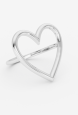 Billion Avenue Ring Heart - Silver - Billion Avenue 57