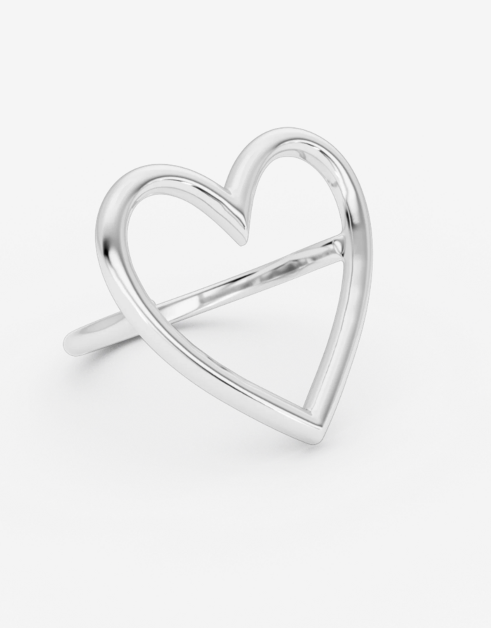 Billion Avenue Ring Heart - Silver - Billion Avenue 57