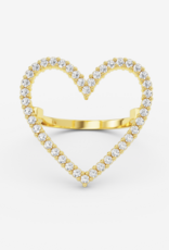 Billion Avenue Ring Diamond Heart - Gold - Billion Avenue 51