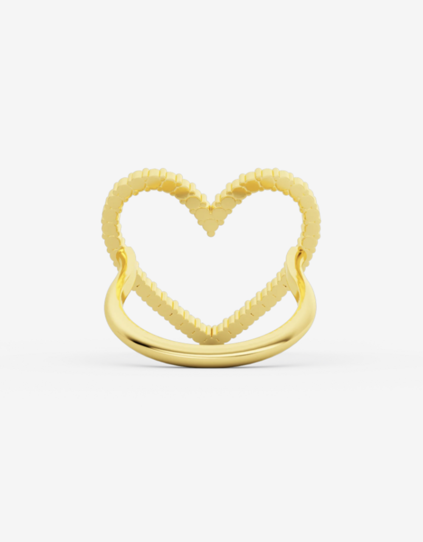 Billion Avenue Ring Diamond Heart - Gold - Billion Avenue 51