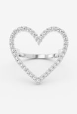 Billion Avenue Ring Diamond Heart - Silver - Billion Avenue 51