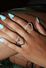 Billion Avenue Ring Diamond Heart - Silver - Billion Avenue 51