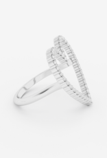 Billion Avenue Ring Diamond Heart - Silver - Billion Avenue 57