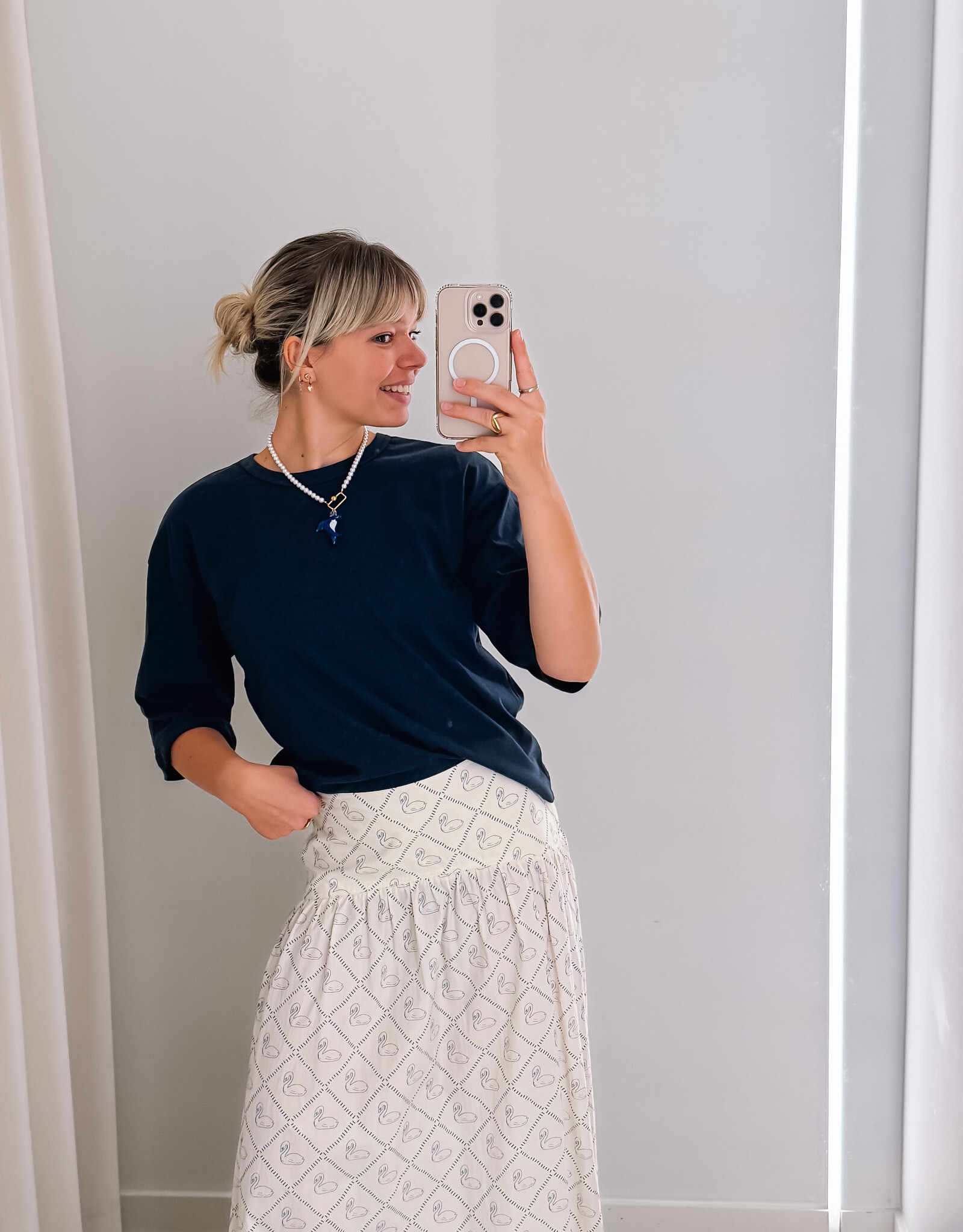 Esmé Studios Boxy T-Shirt 'Signe' - Blue Nights - Esmé Studios