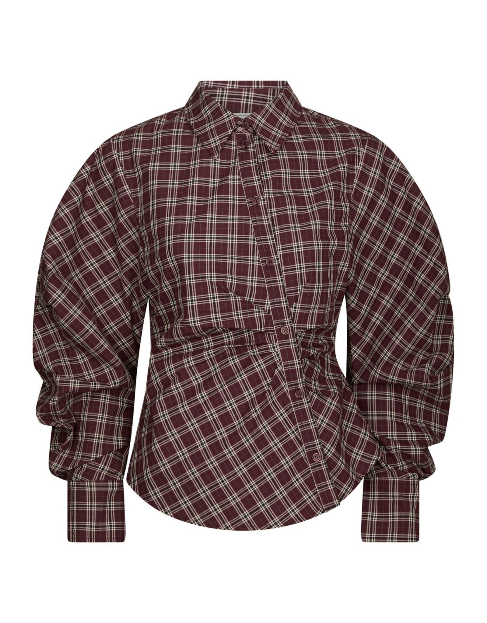 Blouse 'Neoella' - Plum - Neo Noir