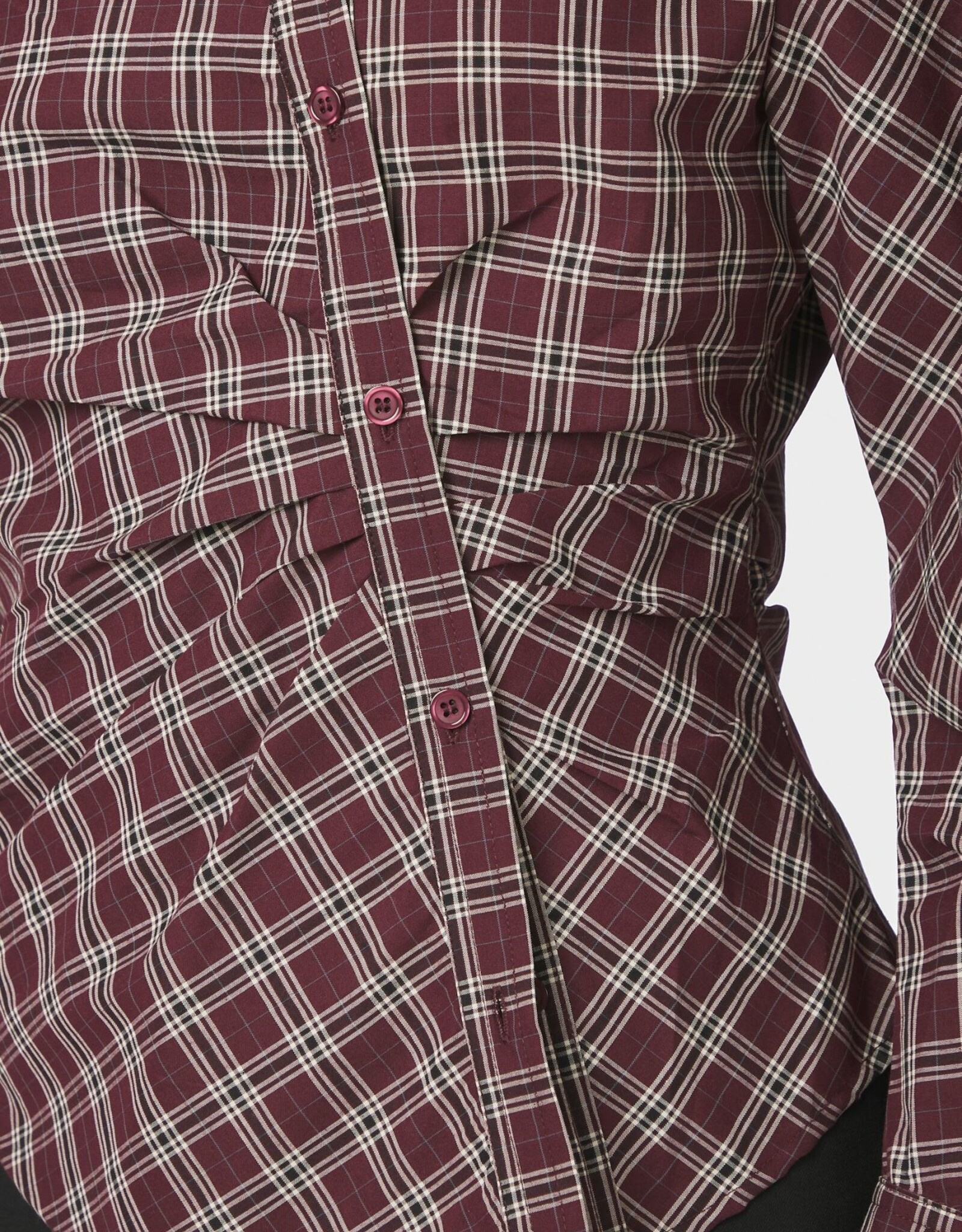 Blouse 'Neoella' - Plum - Neo Noir