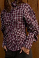 Blouse 'Neoella' - Plum - Neo Noir