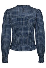Blouse Check 'Marcia' - Blue - Neo Noir
