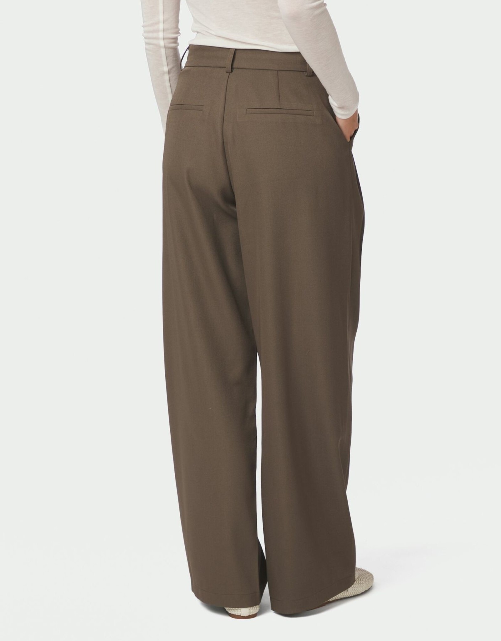 Broek Wrap 'Calina' - Dusty Brown - Neo Noir