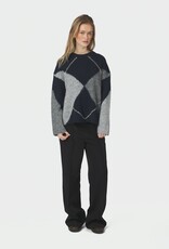 Pull Check 'Inga' - Navy - Neo Noir