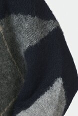 Pull Check 'Inga' - Navy - Neo Noir