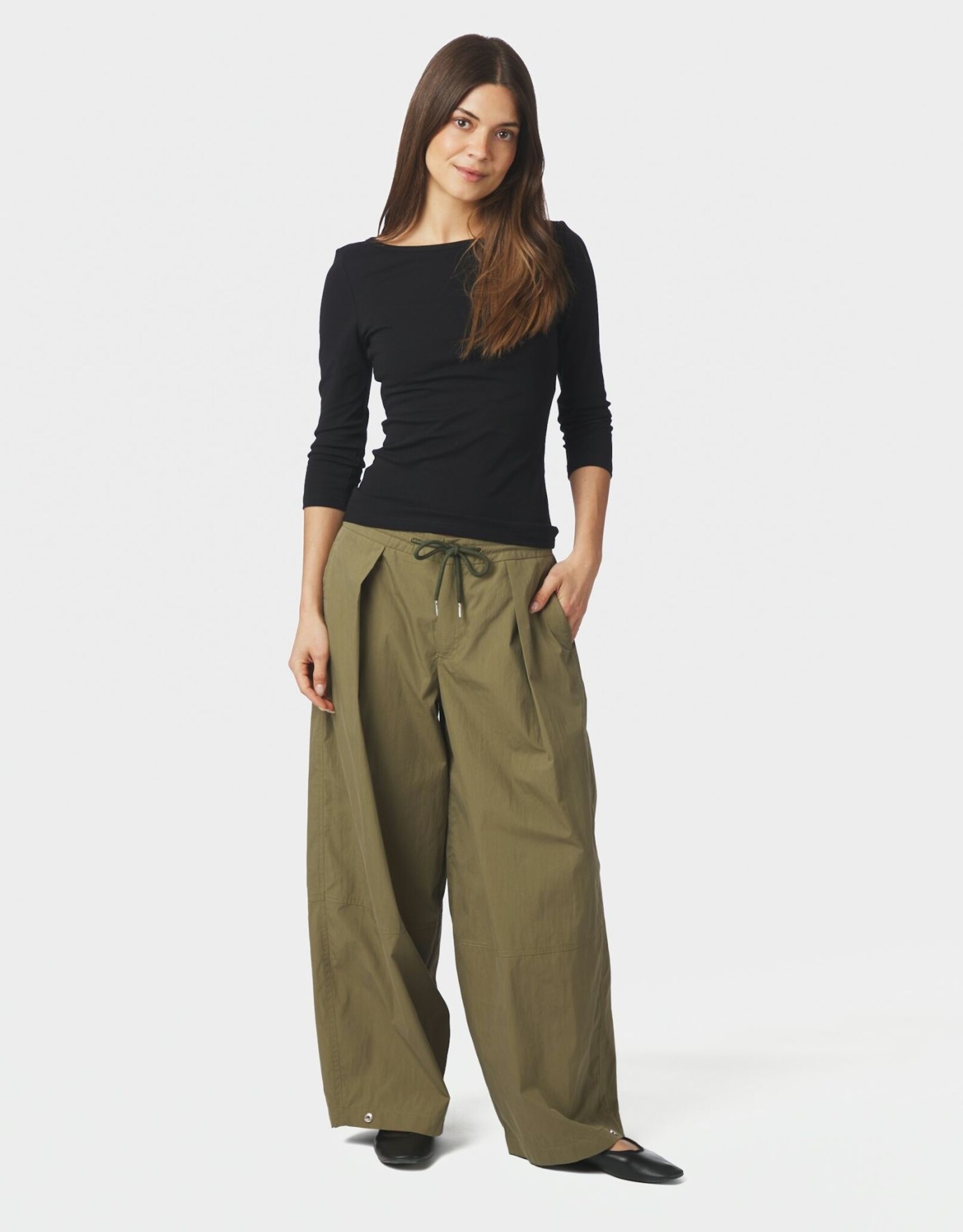 Broek 'Bernie' - Army - Neo Noir